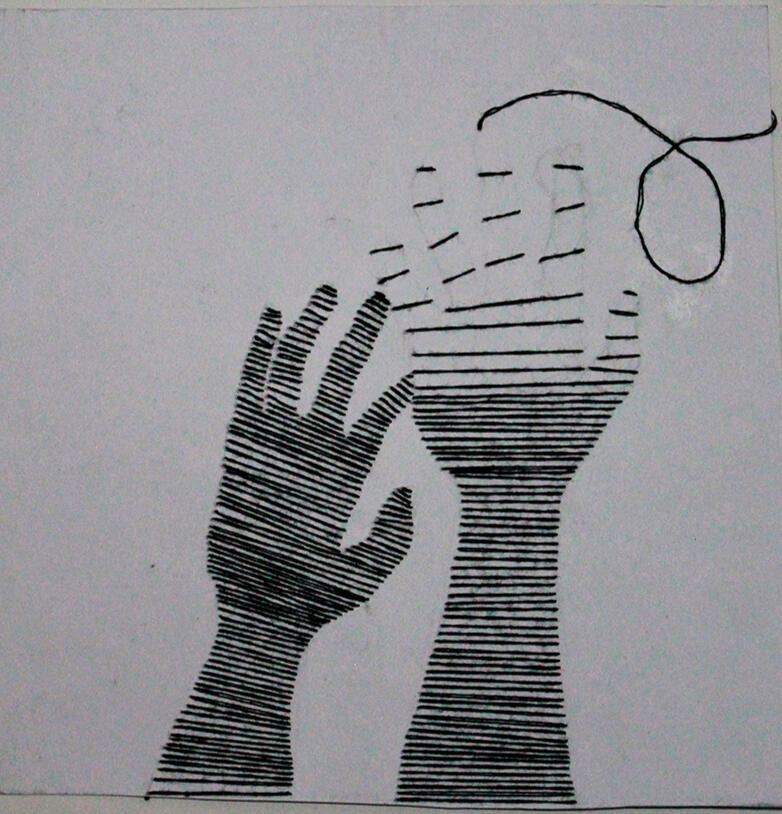 "Frágil como hilos", from the Alzheimer collection