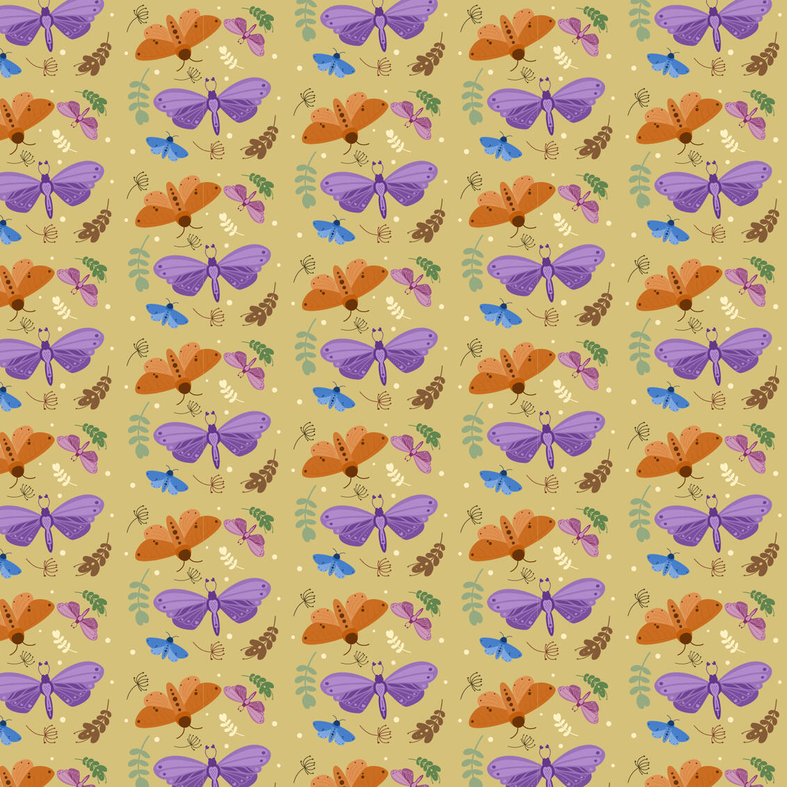 Moths pattern